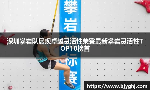 深圳攀岩队展现卓越灵活性荣登最新攀岩灵活性TOP10榜首